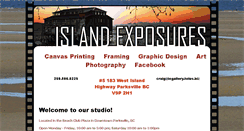 Desktop Screenshot of islandexposuresgallery.com