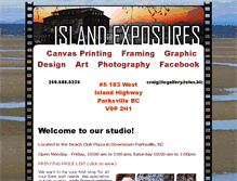 Tablet Screenshot of islandexposuresgallery.com